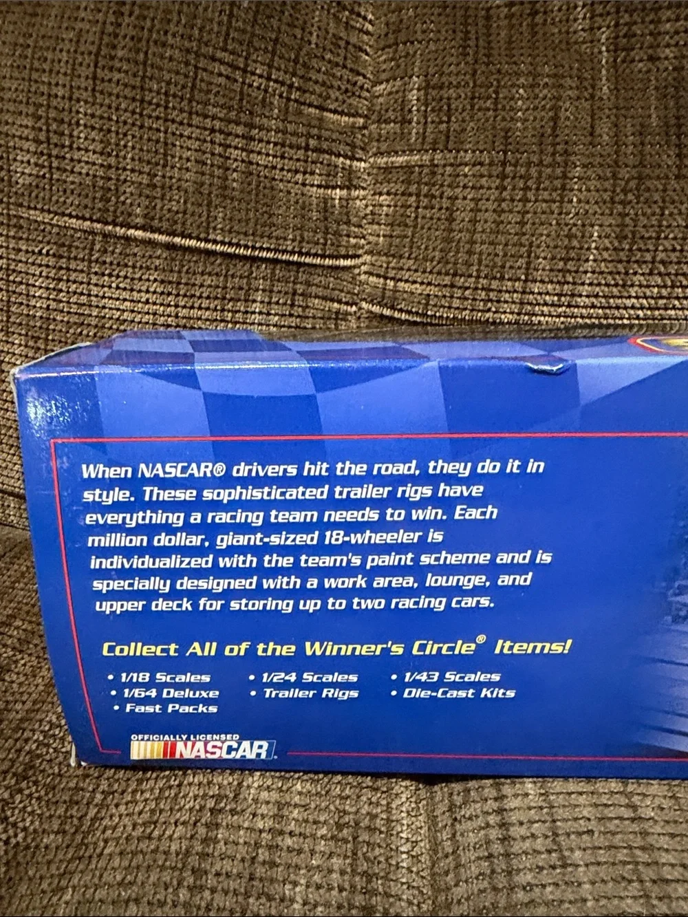 Nascar Dupont Blue & Yellow #24 Trailer Rig Toy